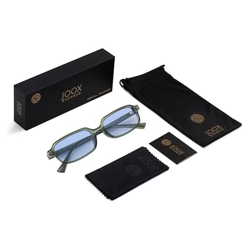 JOOX Retro Rectangle Sunglasses for Women Men Small 90s Style Vintage Trendy Narrow Rectangular Frame 2026 - Thumbnail 5