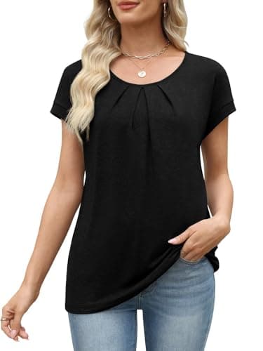 Going Out Tops for Women Beach Vacation Clothe Y2K Womens Clothes Black Large - Thumbnail 2