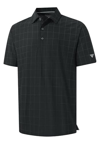 M MAELREG Golf Shirts for Men Dry Fit Performance Moisture Wicking Casual Mens Polo Shirts Short Sleeve - Image 1