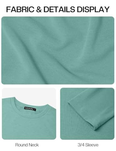 JUSTFASHIONNOW Plus Size Spring Clothes for Women 3X Blouses for Women Dressy Casual Cadetblue Shirt Womens Business Casual Work Tops（Green，3X-Large - Thumbnail 6