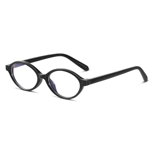 YDAOWKN Oval Blue Light Blocking Glasses for Women Men,Glasses Frame Bluelight for Gaming/Computer/Screen - Image 1