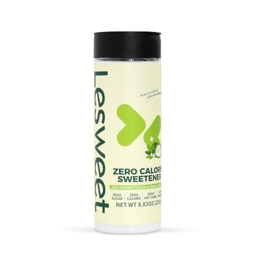 Lesweet Zero Calorie Sweetener, Erythritol Sweetener, Add Prebiotics, Sugar Substitute, Stevia Powder, Keto Friendly, Gluten Free, 8.82 Ounce - Image 1