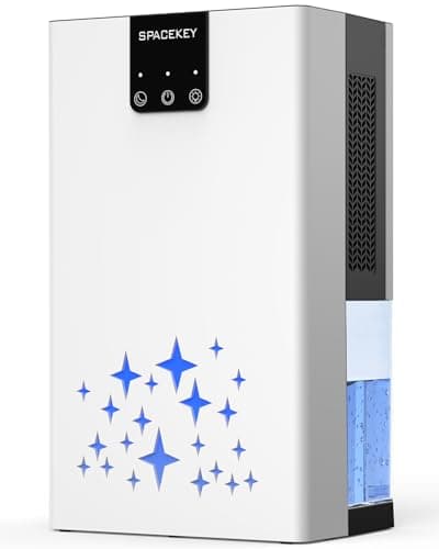 Dehumidifier, 95 OZ Water Tank Dehumidifiers for Home with Auto Shut Off, 1000 sq. ft. Dehumidifier for Bedroom Bathroom Basement Rv with 7 Color Light, Quiet Dehumidifiers with Sleep Mode