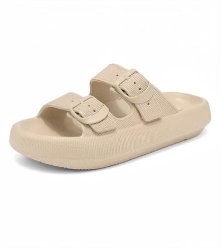 Haifago Cloud Sandals for Women House Shower Slides, Recovery Pillow Slippers Comfort Cushion Platform Slides Indoor and Outdoor - Image 1