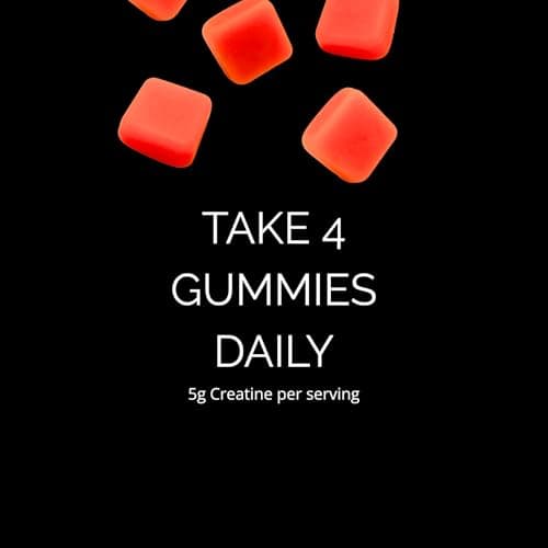 Whippy Brands Creatine Gummies | 5g Creatine Monohydrate per Serving | Muscle Strength & Recovery | Chewable Creatine Supplement | 30 Servings (Strawberry Watermelon) - Thumbnail 4