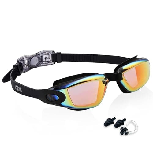 Aegend Swim Goggles - Kids Swimming Goggles for 3-14 Boys Girls Youth No Leaking Clear Vision - Image 1