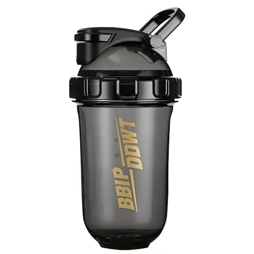 BBIPDDWT 20 oz Protein Shaker Bottle,Black - Image 1