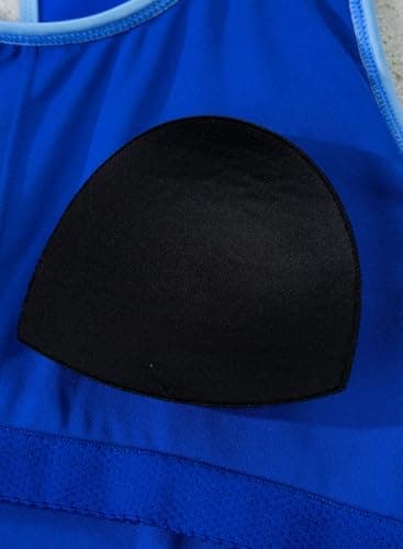 blibean Girls Rash Guard Swimsuit One Piece Flower Bathing Suits Tween Girl Floral Colorblock Swimwear Sets Kids Swim Cover Up TopTraje Baño Niñas Size 12-13 Year Old Royal Blue - Thumbnail 2