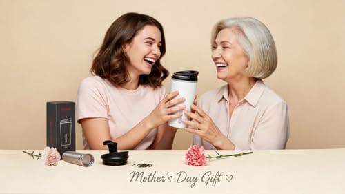 GiNT 17oz Travel Tea Mug with Infuser, 2 Lids. Vacuum Insulated 316 Stainless Steel Coffee Mug. Dishwasher Safe Tea Cup with Strainer for Hot & Cold Brew Coffee. Mothers Day Gifts for Mom (White) - Thumbnail 2