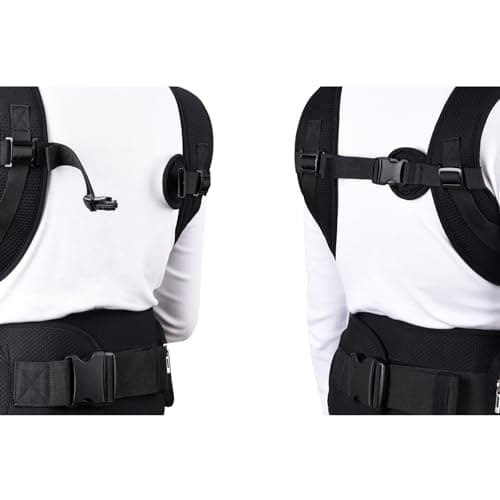 Bebamour Baby Carrier Newborn to Toddler-2 in 1 Hip Seat & Carrier Front and Back Carry with Head Hood & 3 Pieces Teething Pads& Waist Extenders & Storage Bag 0-36 Months (New Black) - Thumbnail 5