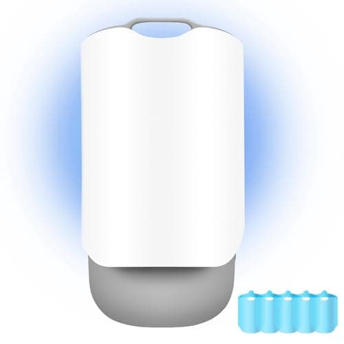 Flying Insect Trap for Indoors, Plug-in Fruit Fly Trap Catcher, Adjustable Lighting Bug Zapper for House Flies, Mosquitoes, Fruit Flies, Gnants, and Mosquitos, Office (Include 5 Refills) - Image 1