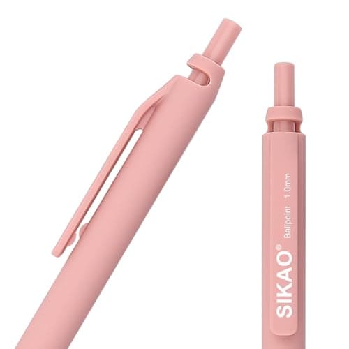 Sikao Morandi Pens Bulk 60 Pack – Smooth Writing 1.0mm, Click Ballpoint Pens with Black Ink, Aesthetic Soft Pens for School, Office, Journaling & Gift Use - Thumbnail 4