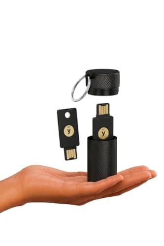 NOPKEY Protective Case for YubiKey 5 NFC & Security Key NFC, Keychain Case Waterproof & Shockproof (Black) - Thumbnail 2