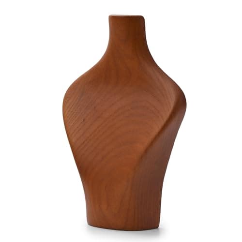 Woodten Solid Wood Jewelry Bust Necklace Display Showcase Jewelry Necklace Stand Display Holder(H8.07) - Image 1