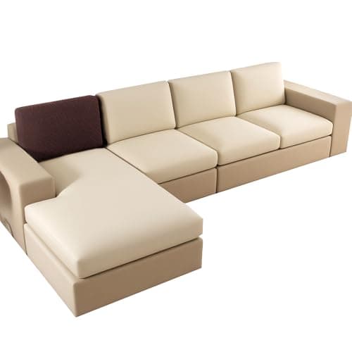 UWWGKK Stretch Couch Cover for Sectional Sofa - Multiple Patterns & Colors,Sofa Cover Design for Backrest (1 Pcs) - Image 1