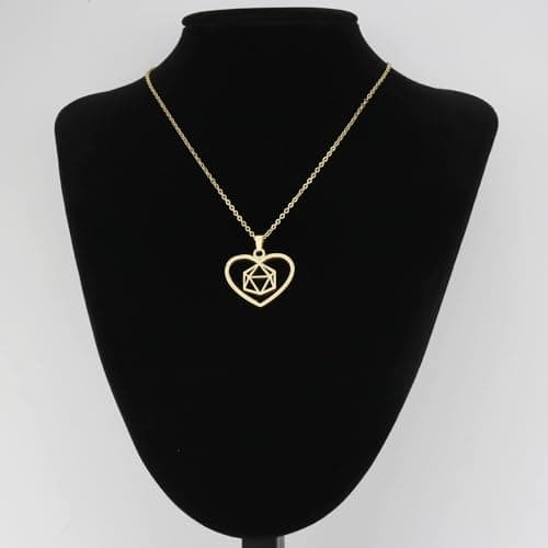 YLWJSP Dice Jewelry Dungeons and Dragons Earrings and Necklace - Dungeon Master Inspired DND Gamer Gift (Dice NG) - Thumbnail 3