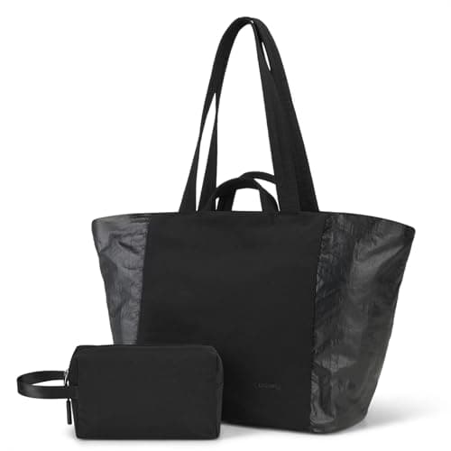Laimeiwee Tote Bag for Women, Lightweight Gym Travel Bags with Yoga Mat Strap, Wet Pocket, Shoe Bag & Cosmetic Pouch, 3-PC Set Versatile Tote for Workout Fitness Pilates Swimming Work Stylish Handbag - Image 1