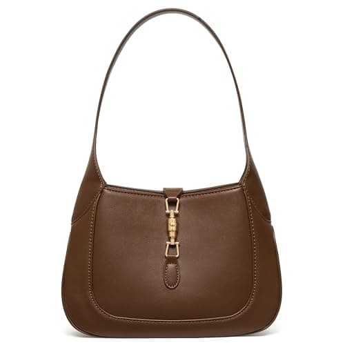 BOSTANTEN Shoulder Bag Lightweight Vegan Leather Purses for Women Designer Handbag Trendy Top-Handle Bag Coffee - Image 1