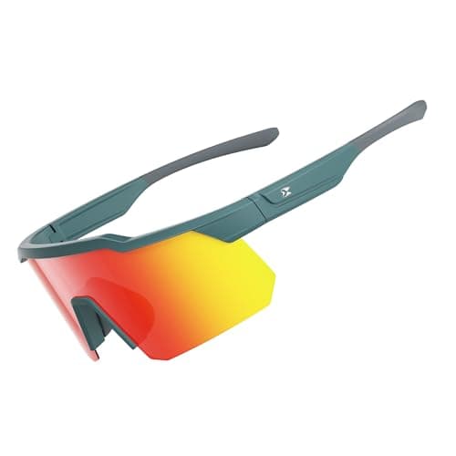 suoso Cycling Sports Sunglasses for Men: UV400 Protection Sun Glasses Youth Glasses for Driving Running Baseball Golf - Image 1
