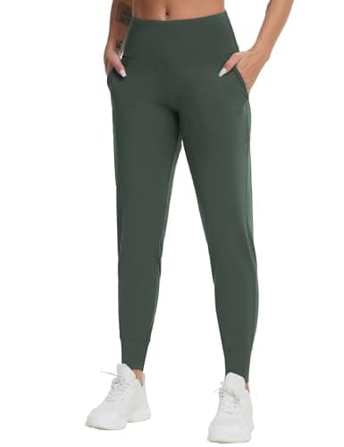 THE GYM PEOPLE Women's Workout Joggers Pants Lightweight Lounge Leggings