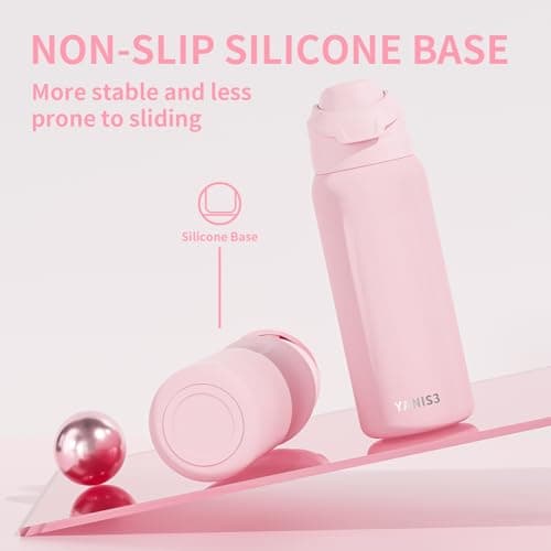 23 oz Vacuum Insulated Thermo Sport Cup, Double-Wall Stainless Steel Car Cup with Leakproof Lid, Sweat-Proof Travel Mug for Office Commute, Workouts, Campus Life and Outdoor Adventures (Pink) - Thumbnail 5