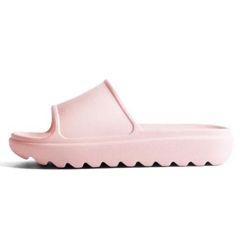 GETOEU Cloud Slides for Women and Men Pillow Slides Slip-Resistant Shower Shoes Recovery Slide Sandals Cushioned Thick Pillow Slippers Comfort Indoor and Outdoor Slide,Pink - Thumbnail 4