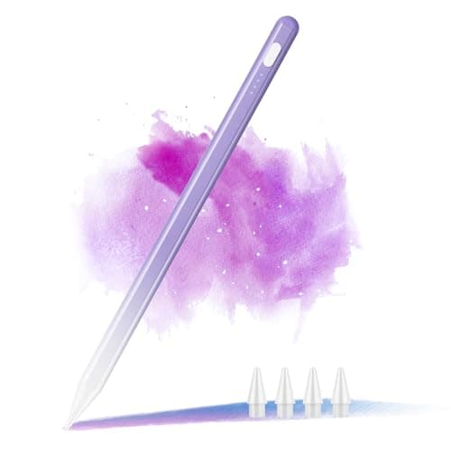Stylus Pen for iPad 9th & 10th Generation, Battery Indicators Apple Pencil with Palm Rejection Tilt Sensitivity Pen for 2018-2025 Apple iPad 10/9/8/7/6th, Pro 12.9/11/13 M4, Mini 5/6, Air 3/4/5/M2 - Image 1