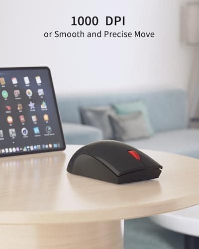 wegear USB Mouse WL150, Wireless Mouse for Laptop PC Mac, 2.4G Nano USB-A Ambidextrous Cordless Mouse, 1,000 DPI Ergonomic Portable Optical Computer Mice for Business Travel, Home Office - Thumbnail 6