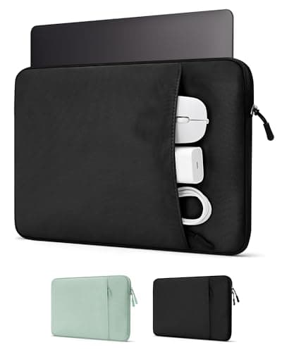 ProCase Laptop Sleeve 16" for MacBook Pro 16 Inch M5M4/M3/M2/M1, Computer Case Also Compatible with 15.6-16" HP Dell ASUS Lenovo Acer Chromebook -Black