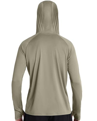 Roadbox Mens UPF 50+ Fishing Shirt, Long Sleeve UV Sun Protection Hoodies, Quick Dry Rash Guard for Hiking Outdoor Working - Thumbnail 4