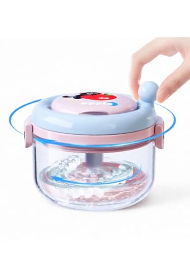 2-in-1 Retainer Case & Mouth Guard Case - Portable Orthodontic Storage Container with Filter, Tools & Mirror, Leak-Proof Denture Bath Box for Daily & Travel Use (Powder Blue) - Image 1
