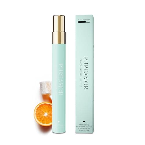 PUREAMOR Pheromone Perfume for Women, Moonlight Mellow Extrait de Parfum – Sweet Gourmand Scent with Neroli, Orange & Marshmallow, Long Lasting Fragrance, 0.4 oz / 12 ml Travel Size - Image 1