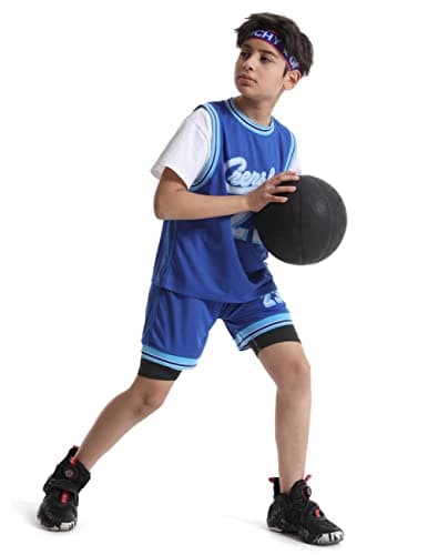 Roadbox Youth Boys Compression Shorts - Spandex Athletic Performance Underwear, Kids Running Base Layer for Football Baseball - Thumbnail 4