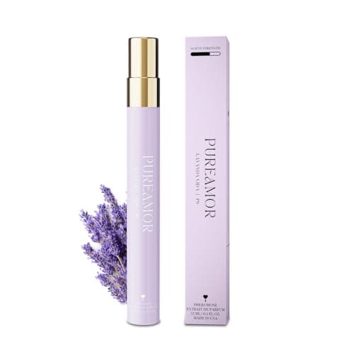 PUREAMOR Pheromone Perfume for Women, Lavanda Vida Eau de Parfum – Bold Floral Scent with Lavender, Orange Blossom & Vanilla, Long Lasting Fragrance, 0.4 oz / 12 ml Travel Size - Image 1