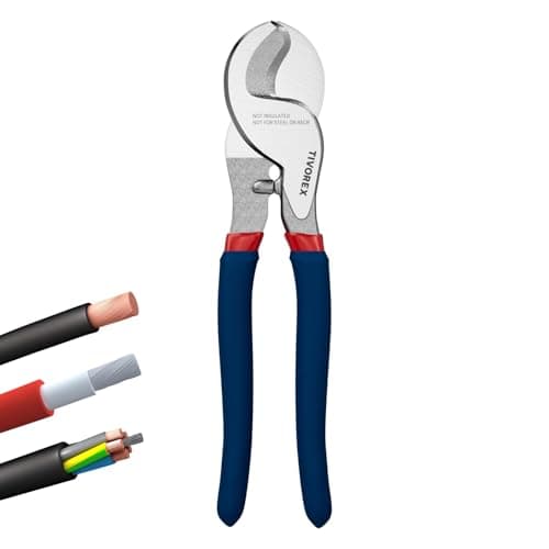 10 inch Cable Cutter, High Leverage Cable Cutting, Heavy Duty Battery Wire Cable Cutter for Aluminum, Soft Copper, and Communications Cable - Image 1