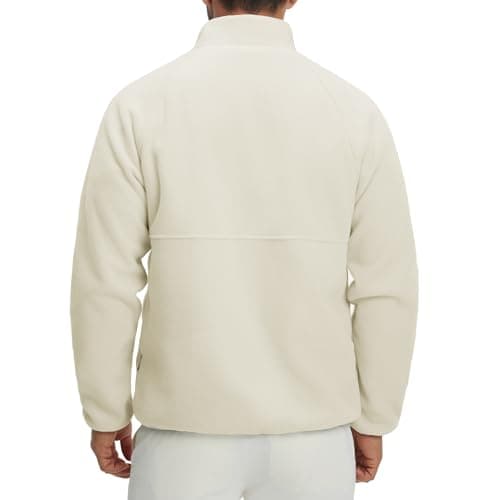 M MAELREG Men's Reversible Fleece Lined Jacket Full Zip Golf Jacket Winter Lightweight Softshell Coat Outerwear - Thumbnail 2