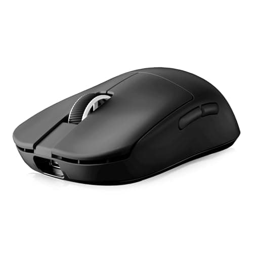 MCHOSE L7 Ultra+ Wireless Gaming Mouse, Lightweight 48g, Ergonomic Mouse with 42K DPI, PAW3950, Optical Switch, 20000 FPS, Dual 8K Polling and 7 Programmable Buttons, 3-Mode Connect, PC/Mac - Black - Image 1