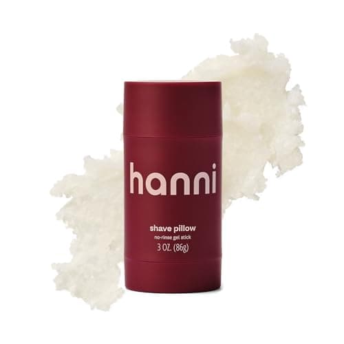 HANNI Shave Pillow, Shaving Gel for Women and Men, Hair Removal Products for Pubic, Body Hair or Legs, In-Shower/Waterless Razor, Travel Friendly Skin Care Moisturizer, Women's Grooming, 3 oz - Image 1