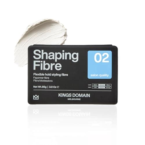 Kings Domain Melbourne Shaping Fibre | Hair Paste for Men | Medium Hold Styling Paste | Adds Natural Movement & Texture - Image 1