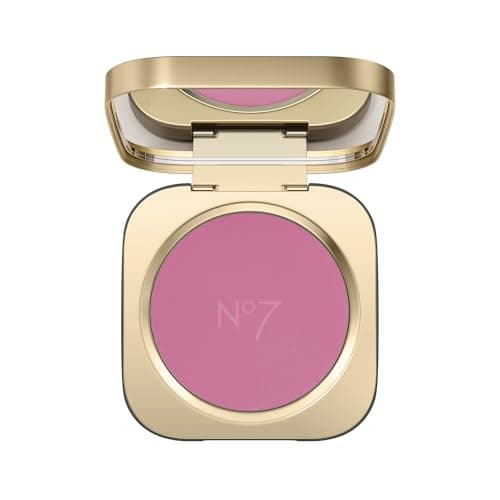 No7 Pro Artist Luxe Powder Blush for Cheeks - Buildable & Silky Face Makeup for Natural-Looking Glow - Lightweight, Long Wear Cheek Color in Soft-Focus Finish - Fuschia Blush (5g) - Image 1