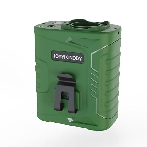 JoyyiKinddy Waist Fan, 5000mAh Rechargeable Belt Clip Fan, 39ft/s Strong Airflow, 5 Speeds, Up to 29H Runtime, Wearable Hands-Free Cooling with LED SOS Light for Outdoor Camping Hiking - Image 1