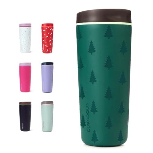 DLOCCOLD Insulated Stainless Steel Coffee Tumbler with Spill Resistant Lid, Reusable Iced Coffee Cup, Cup Holder Friendly Travel Coffee Mug, 20oz