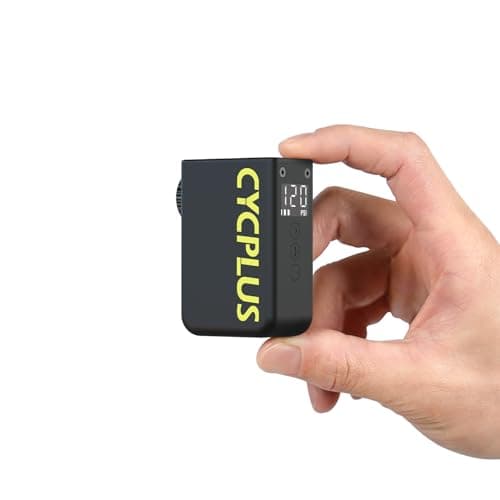 CYCPLUS Tiny Electric Bike Pump AS2Ultra, 90g, Magnesium Alloy Shell, Black