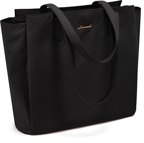 LOVEVOOK Tote Bag For Women, Travel Work Tote with Zipper Fits 15.6'' Laptop, Large Shoulder Handbag, Carry on Bag for Teacher Nurse Gym - Image 1