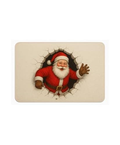 Carastora Christmas Indoor/Outdoor Mat - Waterproof and Slip-Resistant, 20x31 inches, Suitable for entrances, porches, restrooms, Offices, etc., and can be Used as a Holiday Decoration and Gift.