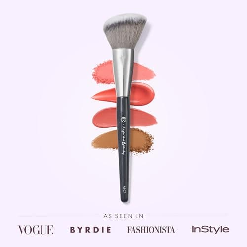 BK BEAUTY - ANGIE HOT & FLASHY A507 ANGLED BLUSH BRUSH – For Blush, Bronzer & Contour, Fluffy Angled Brush for Seamless, Streak-Free Finish - Thumbnail 2