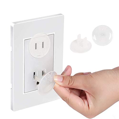 Vmaisi 38 Pieces Clear Outlet Covers Baby Proofing - Electrical Safety ChildProof Plug Protector - (Clear, 38 Pack) - Thumbnail 3