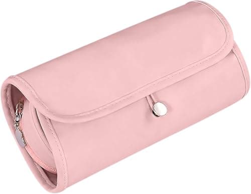 Cosmetic Bag,Portable Toiletry Bag for Women,Travel Makeup Case,Waterproof Makeup Organizer Pouch(Pink) - Image 1