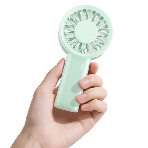 HandFan Handheld Mini Fan, Next Generation Small Fans Portable [8.5H Runtime] with Powerful High Speed Turbo Motor, USB Rechargeable, Pocket Design for Travel/Summer/Concerts/Lash, Gifts for Women - Image 1