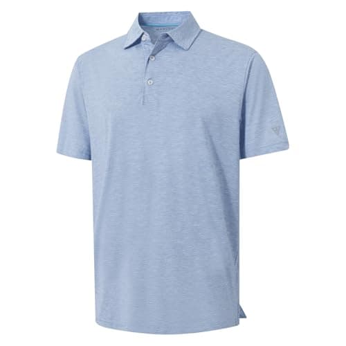 M MAELREG Men‘s Golf Shirts Short Sleeve Ultra-Light Soft Performance Quick Dry Athletic with UPF 30+ Polo Shirts for Men - Image 1
